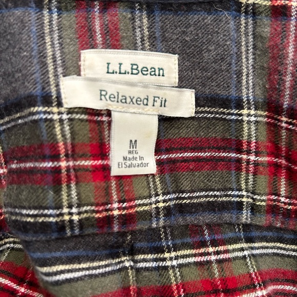 L.L. Bean Women's Scotch Plaid Flannel Shirt, Relaxed Zip Hoodie - Picture 9 of 14